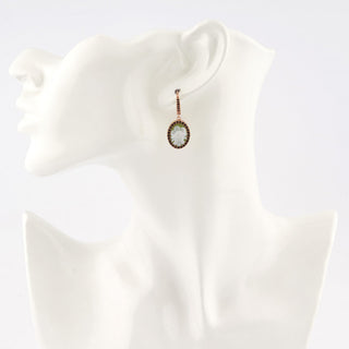 Rose Sunrise Bouquet CZ Earrings