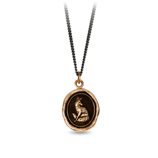 Trust in Yourself Bronze Talisman Necklace