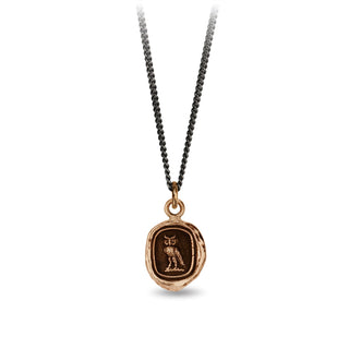Watch Over Me Bronze Talisman Necklace