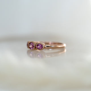 Padparadscha Sapphire Ring