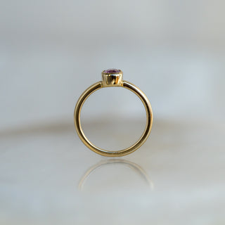 Cushion Cut Pink Sapphire Ring