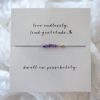 "Love Endlessly..." Bracelet