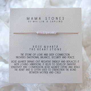Mama Stones Rose Quartz Bracelet