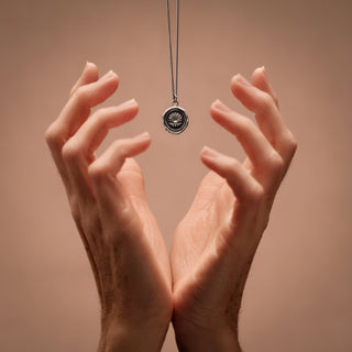The World is Your Oyster Bronze Talisman Necklace