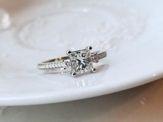 Classic Inspired Princess Cut Diamond Ring