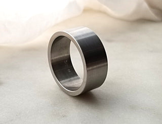 Stainless Steel Plain Wide Band