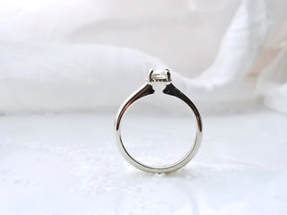 Clear Round Diamond Ring