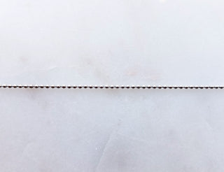 White Gold Bead Link Chain