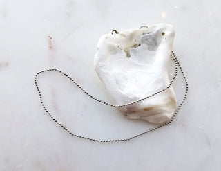 White Gold Bead Link Chain