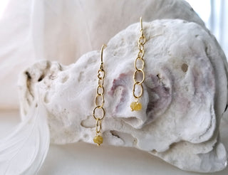 Rough Diamond Babble Drop Earrings