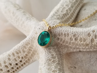 Green Emerald Pendant