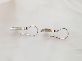 Salt and Pepper Kite Diamond Earrings