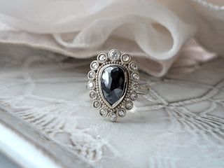 Black Diamond Statement Ring