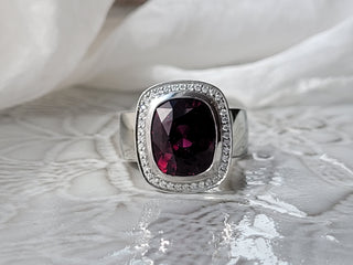 Juicy Gem Concept Rhodolite Garnet Ring