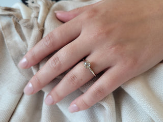 Clear Round Diamond Ring