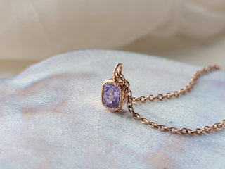 Lavender Purple Sapphire Pendant