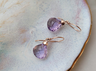 Amethyst Drop Earrings