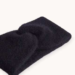 Twisted Alpaca Headband - Black