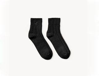 Alpaca Socks - Vivian - Black