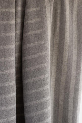 Rutherford Reversible Striped Dark Grey Eco Throw