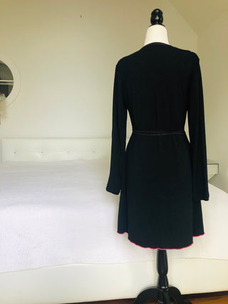 The Island Dusk Robe With Pink Trim