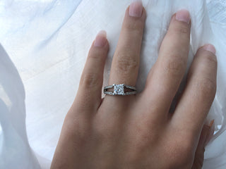 Classic Concept Split Shank Diamond Ring