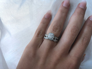 Twisted Diamond Engagement Ring