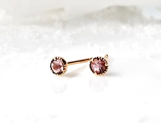 Mini Precious Topaz Stud Earrings