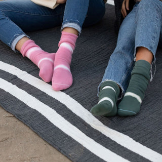Pima Socks - Terry Tie Dye- Pink