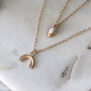 14K Gold-Filled Opal Heritage Necklace