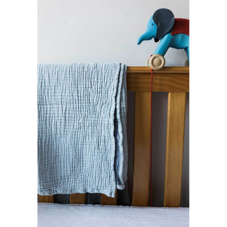 Crinkle Baby Blanket - Blue