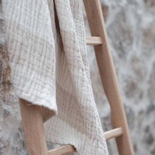 Linen Crinkle Cotton Throw