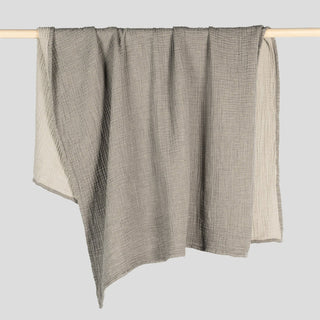 Crinkle Baby Blanket - Grey