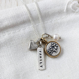 Family Tree Charm Necklace