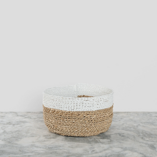 Bowl Baskets - White/Natural