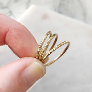 14K Gold-Filled Stacking Bands