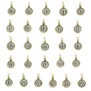 Marmalade Designs Silver & Bronze Teeny Letter Charms