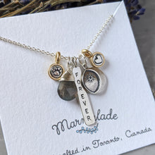 Load image into Gallery viewer, Marmalade Designs Sterling Silver Hand Stamped Word Tag Charms