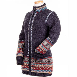 Kirstin Wool Knit Sweater - Black / L