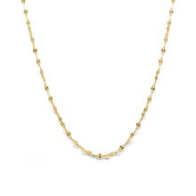 Load image into Gallery viewer, Poppy Finch Petite Oval Shimmer Necklace