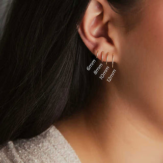 14K Gold-Filled Smooth Sleeper Hoops