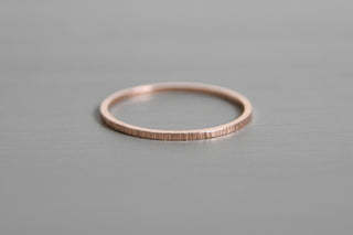 14k Rose Gold-Filled Birch Stacking Ring