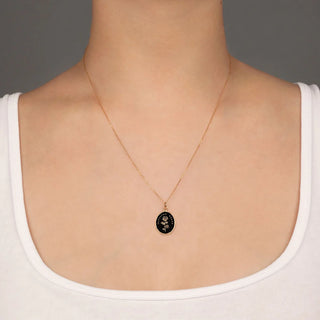 Slow Down 14K Gold Talisman Necklace