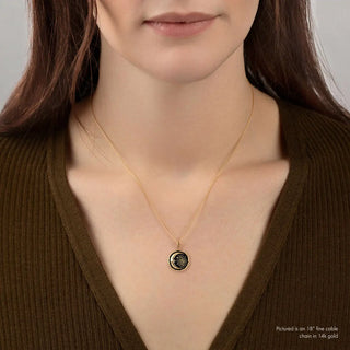 Trust The Universe 14K Gold Talisman Necklace