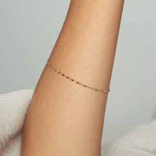 18K Gold Contrast Beaded Bracelet