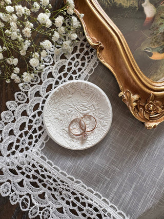 Floral Lace Ring Dish