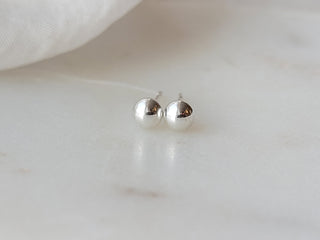 Sterling Silver Orb Studs