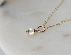 Strut Jewelry Herkimer Diamond Necklace