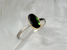 Load image into Gallery viewer, Oval Green Tourmaline Ring