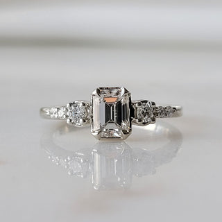 Emerald Cut Diamond Ring